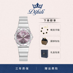 DIFULI迪芙丽时尚女表女生通勤百搭防水钢带精致腕表