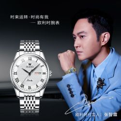 OLEVS 瑞士认证正品高级手表男士全自动商务非机械表商务高档防水男表