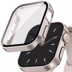 适用苹果手表壳iwatchs11防水高清s10壳膜一体s9运动se防摔保护套
