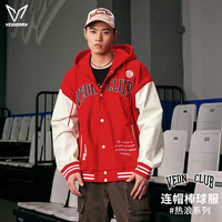 VEIDOORN 热浪棒球服2026情侣重磅加厚潮流刺绣美式棒球服