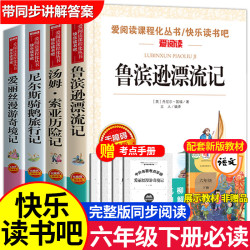 鲁滨逊漂流记 骑鹅旅行记 必读课外书籍阅读推荐书目