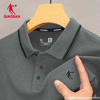 乔丹 t恤白色品牌大码正品灰色短袖上衣速干衣翻领polo衫男士男款