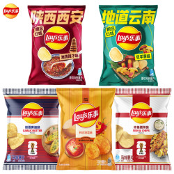 乐事 薯片限定口味见手青味油泼辣子亨氏番茄酱韩式泡菜味休闲零食