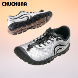CHUCHUNA/丘丘纳四季款薄底宽楦足球风校园运动鞋亲子鞋休闲鞋