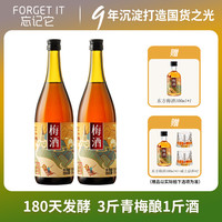 FORGET IT 东方梅酒 青梅酒 750ml