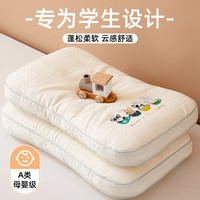 A类儿童抗菌枕头枕芯2-6岁以上护颈椎助睡眠学生专用10岁四季通用