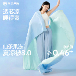 网易严选 第8代仙茶果冻被凉感夏凉被 26款  0.46凉感