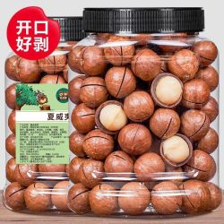 憨豆熊 夏威夷果奶油味大颗粒500g坚果干果年货解馋休闲零食250g