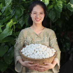 Lydia/蕾帝雅桐妈家古法纯手工白丝双宫茧桑蚕丝被四季子母被芯