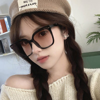 落日腮红 墨镜女 圆脸显瘦 网红款 素颜神器 拍照防紫外线 韩版太阳眼镜