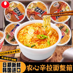 农心 韩式牛肉面 辣白菜碗面 辛拉面 100g*3+30g*2