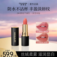 欧莱加 升级不沾杯不掉色防水持妆滋润保湿显白哑光口红