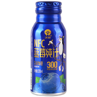 沃田 NFC蓝莓汁 100%纯果汁 200ml*30瓶