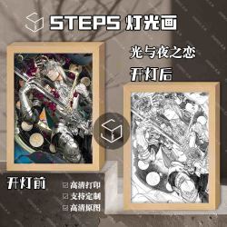 光与夜之恋 萧逸 婚卡镜子灯光画 无线充电小夜灯 创意简约 学生宿舍