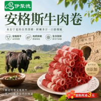伊聚德 国产 安格斯原切 肥牛卷净重2斤 牛肉卷 火锅食材健身谷饲牛肉 生鲜