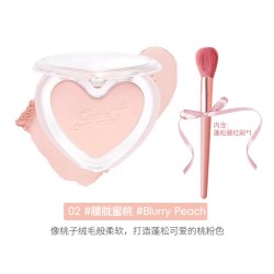 lilybyred 爱心光腮红膏膨胀色水光提亮高光修容三合一收缩韩国女