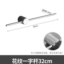 标帕全铜毛巾架免打孔极简轻奢风格卫生间浴室单杆毛巾杆浴巾挂架