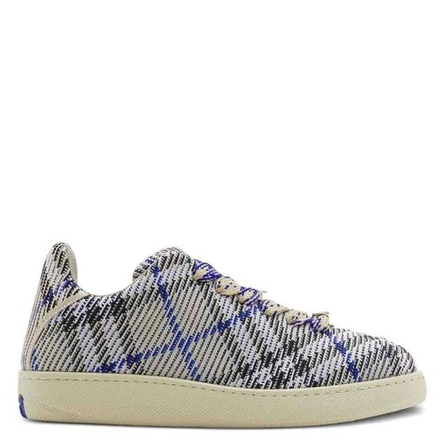 限新用户：BURBERRY 男士休闲鞋 Check Knit Box Low-Top Sneakers