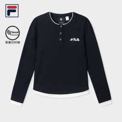 FILA 亨利女款长袖T恤A11W633208F