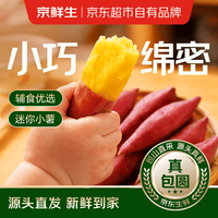 京鲜生 天目山小香薯 5斤  约50g单果 红薯 地瓜 新鲜蔬菜 源头直发 5斤 小果