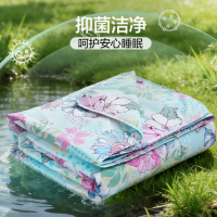 富安娜 花意满庭七孔抑菌印花夏凉被 152*210cm