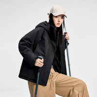 千仞岗 户外工装短款羽绒服女士外套90绒 149g白鸭绒 多色可选