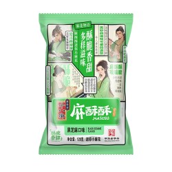 桂发祥 GUI FA XIANG 桂发祥 十八街香酥小麻花 128g 黑芝麻味*2袋