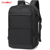 coolbell COOL BELL 男士商务双肩电脑包 多功能休闲旅行防盗背包