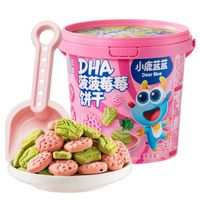 小鹿蓝蓝 菠菠莓莓饼干 草莓菠菜味 108g