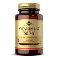 SOLGAR 维生素B2胶囊 100mg 能量代谢 神经系统健康 100粒