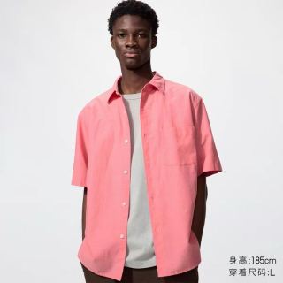 优衣库 棉麻衬衫/短袖优衣库男装女装衬衣482502