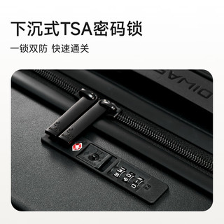 爱华仕 海岸线系列 PC材质 20英寸 红色 拉杆箱