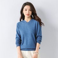 阿仕顿 套头长袖针织衫毛衣女 颜色可选