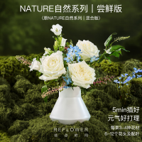 花点时间 自然系列尝鲜版每周一花包月鲜切花束结婚圣诞生日礼物女送老婆 【主推】包年12束-每月1束 周一至周二送达（周五17点前下单）