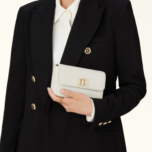 FURLA 【七夕礼物】意式简约牛皮迷你单肩斜挎女式链条包小方包