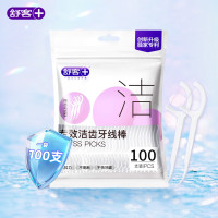 舒客 牙线棒 100支