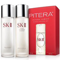 SK-II SK2基础护肤套装 神仙水230ml+清莹露230ml 护肤二件套 修护补水 焕现透亮美肌