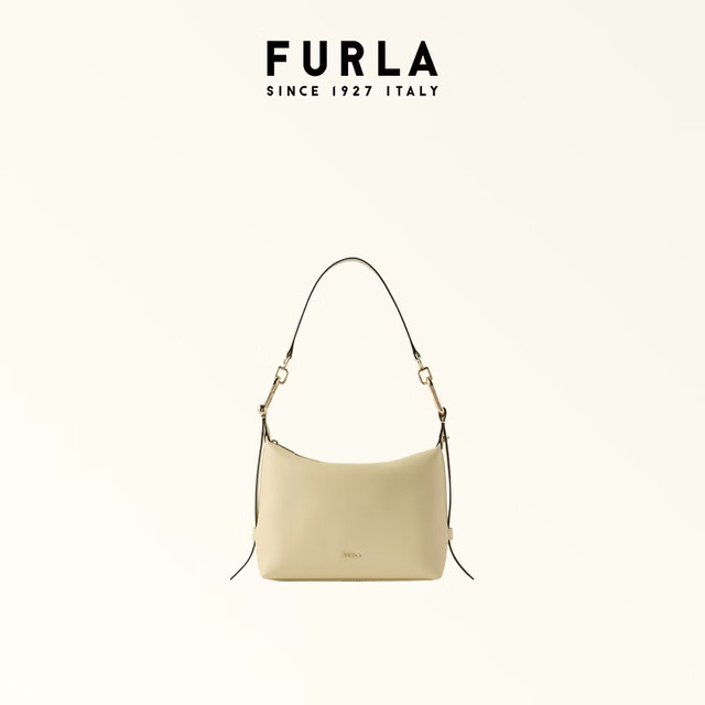 FURLA 【七夕礼物】TONIE牛皮迷你HOBO流浪包手提单肩斜挎女包