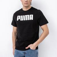 PUMA ESS 舒适耐磨圆领套头短袖透气时尚运动T恤 男款