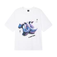 卡宾 3D-logo中心图案款短袖T恤 漂白 L/175/50