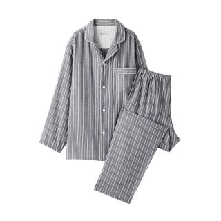 無印良品 MUJI 双层纱织睡衣套装 贴肤软糯 越穿越放松