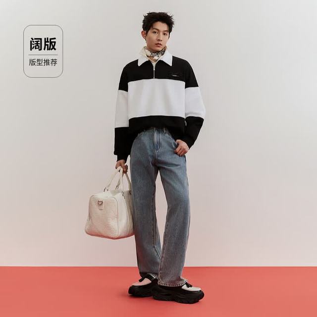 卡宾 半价8小时促 溢达365克鱼鳞布重磅卫衣