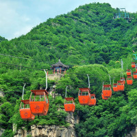 移动端:拒马乐园-拒马乐园（含往返空中客车+往返索道）+八渡环山漂流票