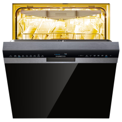 西门子 SJ55ZS11MC 黑魔镜65ZPLUS 晶蕾烘干 150升以上 嵌入式洗碗机