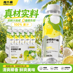 柠檬抱个椰椰子水复合果汁饮料
