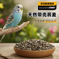 深深宠 带壳荞麦原荞麦玄凤和尚小太阳鹦鹉鸟食物鸟粮饲料仓鼠的主粮谷物
