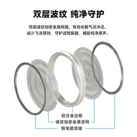 爱克创 MPF06话筒防喷罩双层波纹金属网面防喷网口水罩