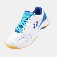 YONEX 羽毛球鞋舒适耐磨防滑运动鞋训练羽鞋SHB101CR-207白/蓝43码
