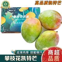 四川攀枝花 大果 凯特芒果 净重4.25斤 单果300-450g