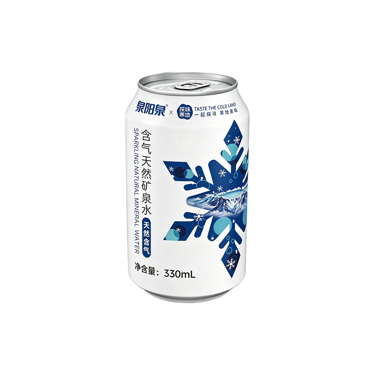 探味寒地 天然含气矿泉水 300ml*24罐